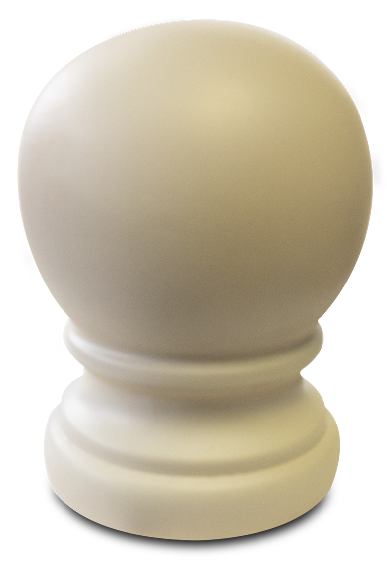 6 inch ball cap lr acorn cap
